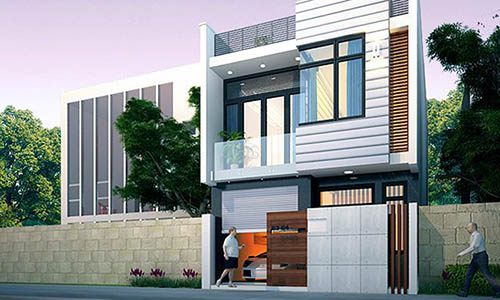 Hướng dẫn trang trí mặt tiền căn hộ rước lộc vào nhà bằng gạch trang trí
